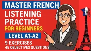 🇫🇷🎧Master French Listening DELF A1-A2: French Listening Practice with subtitles: Comprehension Orale