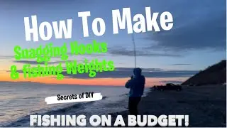 How to make Fishing Weights and Snagging Hooks DIY