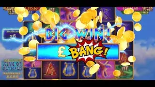 BIG WIN Age of the Gods: King of Olympus Megaways Slot Casino Gambling