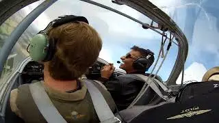 steve flying at husbands bosworth gliding club