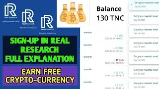 Real Research App || Full Explanation of Sign-up || Earn Free TNC Coins😳 || Best Survey Application
