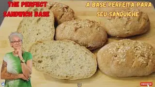 Pão para sanduíche VEGANO!