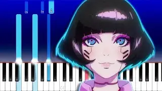 Cyberpunk Edgerunners - Ending Theme - Let You Down (Piano Tutorial)