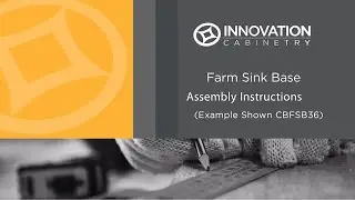 Innovation Cabinetry Farm Sink Base Cabinet Assembly