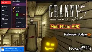 Granny 5 Time To Wake Up Mod Menu APK Halloween Update V1.6 Beta