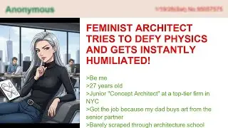 Feminist Architect Tries To Defy Physics And Gets Instantly Humiliated!
