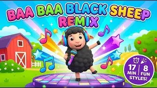 Baa Baa Black Sheep Remix | Clap & Sing Along! | Skylar Kids TV