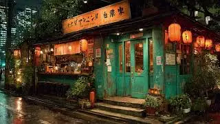 Kyoto Rain for Sleep and Anxiety Relief 🌙 | Soft Lofi Music All Night