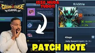 NOTAS DE ATUALIZA&Ccedil;&Atilde;O COM MELHORIAS DE VIDA, PASSE PREMIUM, EVENTO DO DADO - GRAND CHASE CLASSIC