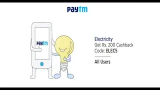 Electricity Bill Discount Offers || Paytm Offers || Electricity Bill Discount Coupons
