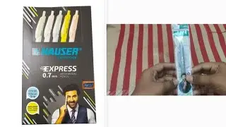 Unboxing hauser new mechanical lead pencil  only 10rs and  giveaway 🎁✨ #unboxing