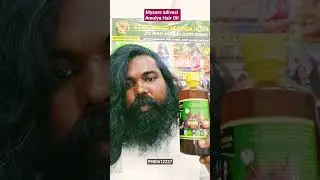 #Mysore aadivasi #Amulya hair oil #no fake oil #original oil hakki pikki #community product only 💆🌱