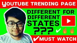 YouTube Trending Page Different For Different States | Trending Page India Statewise Trending Videos