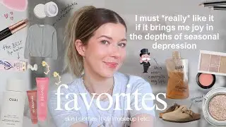 everything that's getting me through seasonal depression // spring favorites 2024