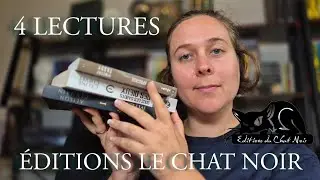 4 livres aux &eacute;ditions du chat noir