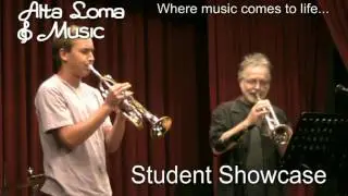 Trumpet Lessons Upland CA - Alta Loma Music Lesson Student Showcase Jazz Trumpet