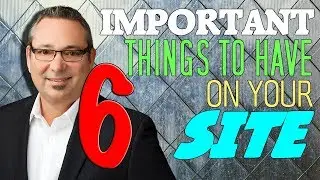6 most important things to have on your site - JR Fisher