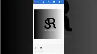 SR logo make on pixellab ❣️ Logo make on Mobile phone #pixellab #logo #msrealtech