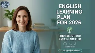 English Learning Plan for 2026 | Slow English, Daily Habits & Discipline (A2 & A1) | English Podcast