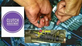 Clutch adjustment | Ajuste del embrague | کلچ ایڈجسٹمنٹ