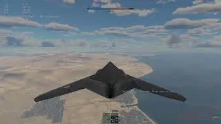 Double kill with GBU-16 Paveway II laser-guided bomb in the F-117 Nighthawk - War Thunder