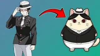 Demon Slayer Characters Reimagined as Cute Cats 🐱 | Anime Cat Designs