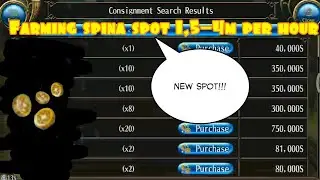 Newest farming spina spot 1,5m - 4m in 1 hour | Toram Online