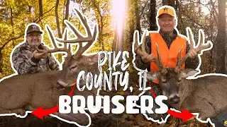 Pike County Illinois Big Bucks! 2 Hammers Down!
