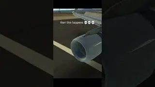 rejected takeoff at V1 💀💀💀 #infiniteflight #aviation #a321 #rejectedtakeoff