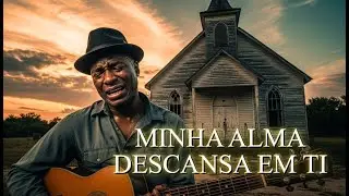 MINHA ALMA DESCANSA EM TI — Blues Gospel de Adoração Profunda | Música Gospel @OraçõesFogo