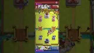 Jugando una partida en clash Royale #clashroyale en la arena 20