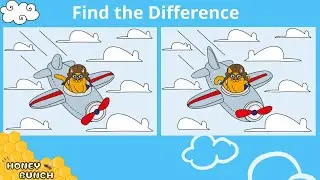 Find the difference | Cat puzzle | Simple puzzle for kids | Honey Bunch - kids