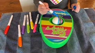 EggMazing Original Egg Decorator with Markers: Easy Enough for a 3-year-old
