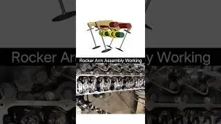 How Rocker Arms Transform Your Engine's Power #mechanism #engine #engineering #shorts #3ddesign #3d