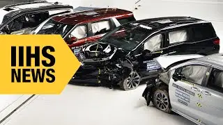 Минивэны получили низкие оценки в новых краш-тестах &mdash; новости IIHS