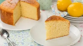 Bizcocho Esponjoso de Limón y Yogur Fácil | Cómo Conseguir Que Suba | Receta de Base Para Tartas