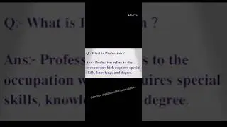What is Profession ??? || Commerce Class-11th BST||