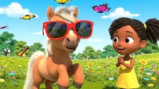 Why Is Baby Pony Wearing Sunglasses | Funny Toddler Song | Kids Rhymes