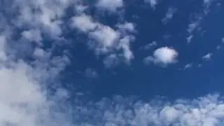 Daydream and relax with silent slow moving clouds