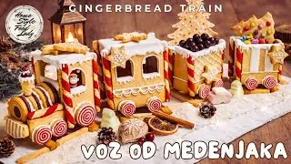 Praznični MEDENJACI Koji Izgledaju Nestvarno - Bajka Na Trpezi | Gingerbread Train Recipe