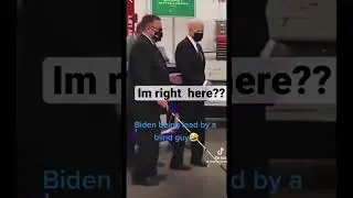 Biden being lead by a&hellip;. #biden #joebiden #president #fails #failure #joe #sad