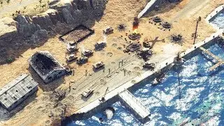 German Army Battles for Tobruk, Afrika Korps Victorious | Sudden Strike 4 Desert War Gameplay