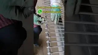 Custom-Made Stainless Steel Chain Rod Conveyor Belt #stainlesssteelconveyorbelt #wirebelt
