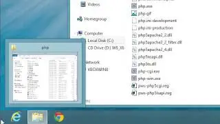Install Apache 2.4 PHP 5.4 on Windows 8 PC