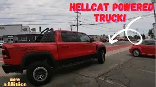 PICKING UP MY DADS 2021 RAM TRX!!! | Hellcat Truck!