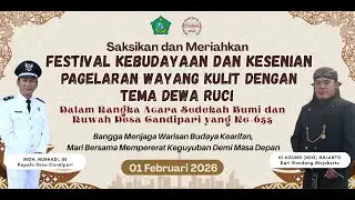 LIVE WAYANG KULIT KI DALANG AGUNG NDO JULIANTO//CANDI PARI PORONG SIDOARJO