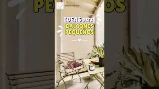 💡 IDEAS de Dise&ntilde;o para BALCONES PEQUE&Ntilde;OS 2023 ▶︎🔥  #decoracion #fengshui #balcony