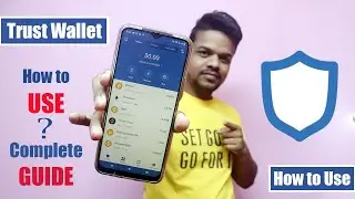 How to Use Trust Wallet  in Hindi?  -  Add any coins ,Preferences ,Save Recovery Phrase