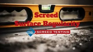 Screed Surface Regularity Testing 👉 Screed not level? Screed Surface Regularity Testing