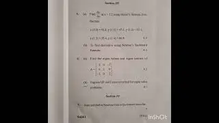 Numerical analysis Bsc maths hons 5th sem (december 2022)||Mdu||